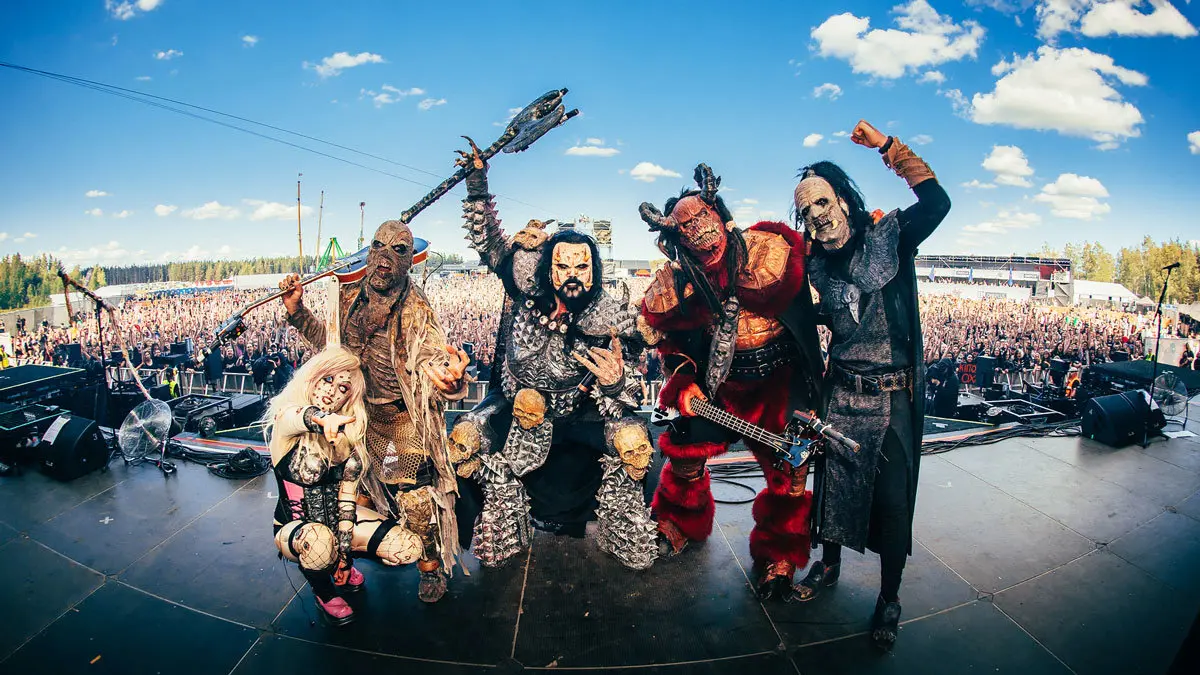 Lordi in Hyvinkaa Rock Fest. Photo by Henri Juvonen