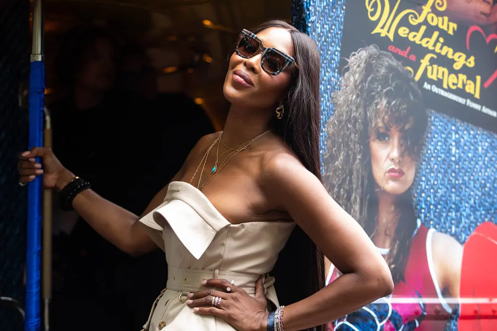 05 June 2022, United Kingdom, London: Naomi Campbell takes part in the Platinum Jubilee Pageant in front of Buckingham Palace, on day four of the Platinum Jubilee celebrations for Queen Elizabeth II. Photo: David Parry/PA Wire/dpa.