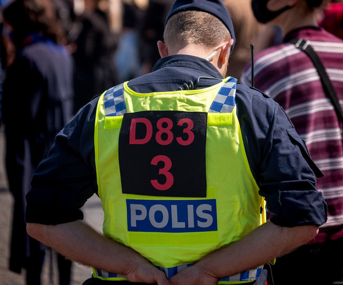 A Swedish police officer. Photo: Pixabay.