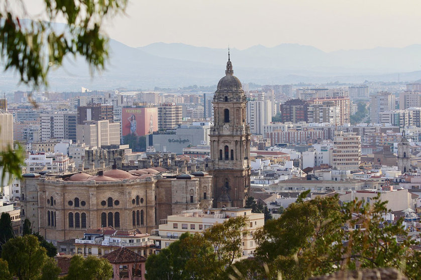 A general view of the city of Malaga, in Andalusia (Spain). Photo: Pixabay.