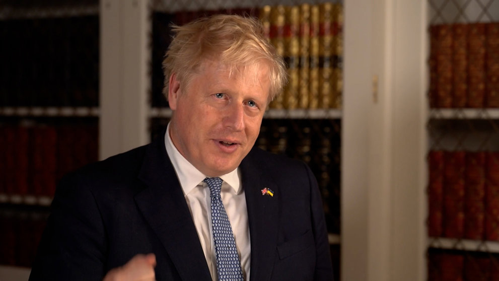 06 June 2022, United Kingdom, London: UK Prime Minister Boris Johnson, speaks after surviving an attempt by Tory MPs to oust him as party leader following a confidence vote in his leadership. Photo: Pa/PA Wire/dpa.