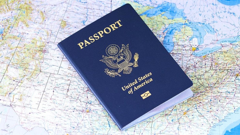 Passport USA by Pixabay.