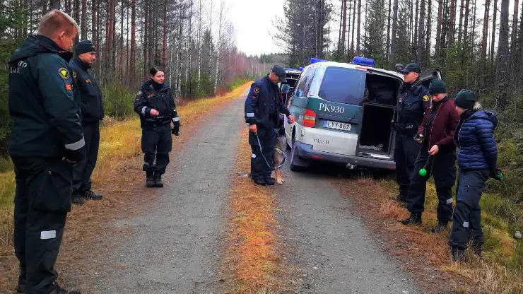 Finland border guard forest by Raja ja merivartiokoulu