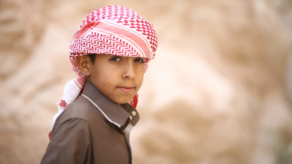 Muslim boy by Amer Mohamed