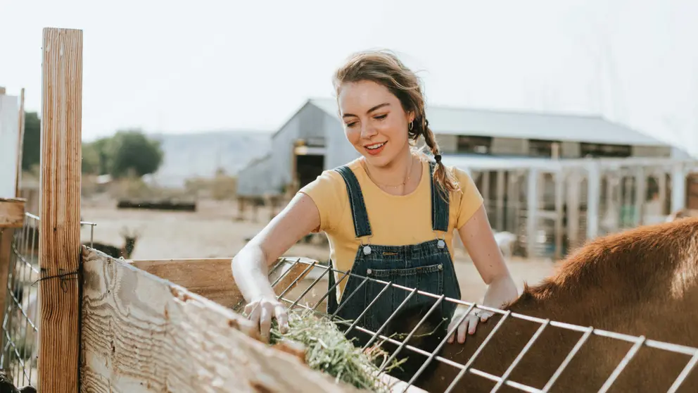 Woman agriculture farm