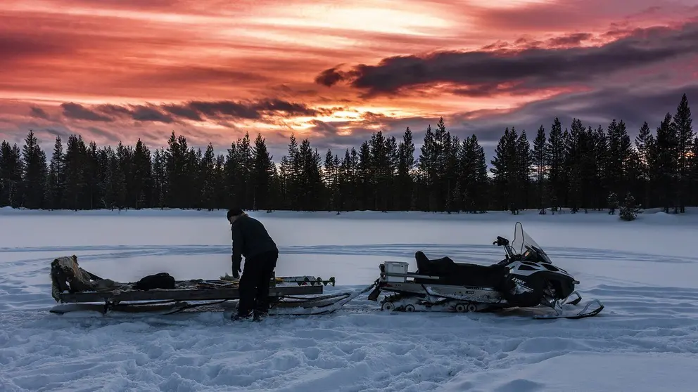 Snowmobile Lapland