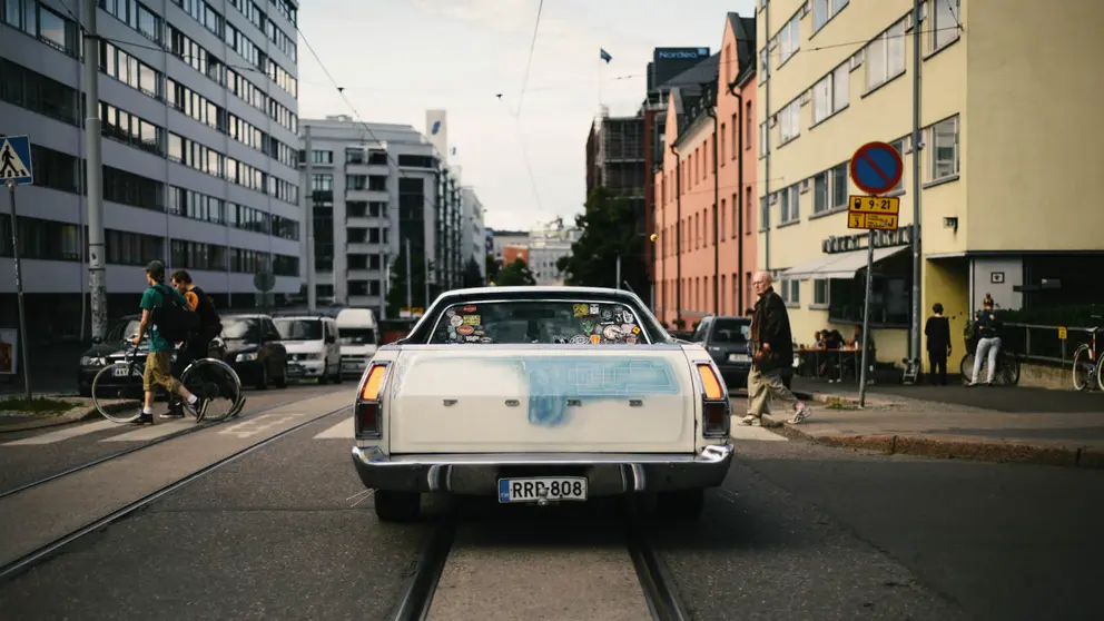 Helsinki Street car bike walk by Stephen Arnold