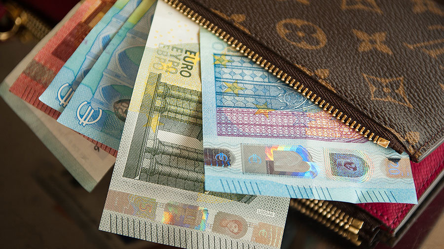 Bank notes euro louis vuiton
