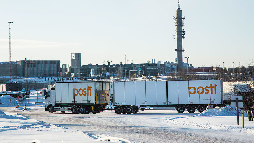 Postal service trucks. Photo: Posti/Imagokuva/File photo.