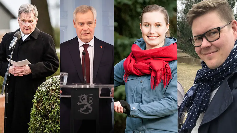 Niinisto,-Rinne,-Marin,-Lindtman-Presidential-Office,-Valtineuvosto-and-Lindtman-Twitter