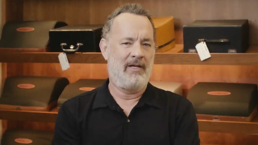Image: Screen shoot of Tom Hanks by @tomhanks