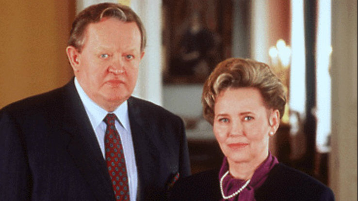 Ahtisaari.  Former president Martti Ahtisaari and his wife Eeva Ahtisaari. Photo: Presidentti.fi.