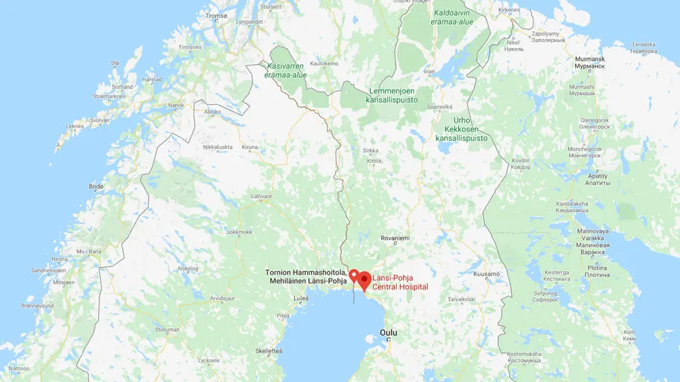 Länsi-Pohja-North-West-map-by-Google-Maps