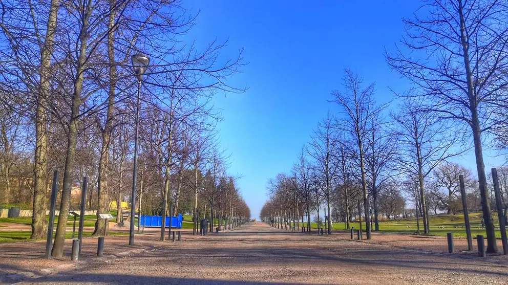 Helsinki-park-empty-Vappu-by-Helsinki-Police