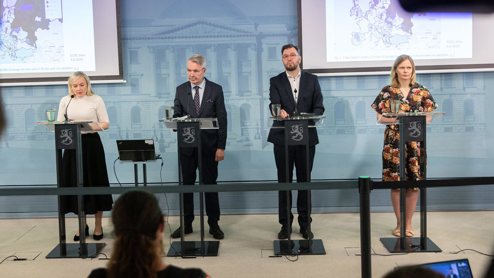 Government-ministers-Ohisalo-Haavisto-Kosonen-Haarakka-by-Finnish-Government