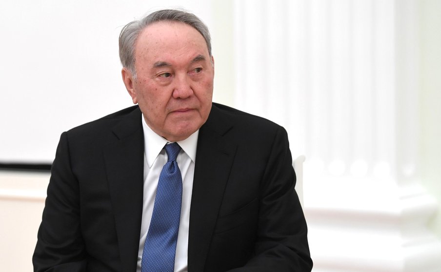 FILED - Nursultan Nazarbayev, former President of Kazakhstan and Chairman of the Kazakh Security Council, attends a meeting with Russian President Vladimir Putin (not pictured). Nursultan Nazarbayev, who stepped down as president of Kazakhstan last year after nearly three decades in power, has tested positive for the coronavirus, his office said on Thursday. Photo: -/Kremlin/dpa -