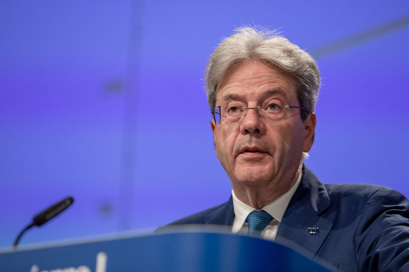 uropean Commissioner for Economy Paolo Gentiloni speaks during a press conference on the summer 2020 economic forecast at EU headquarter. Photo: Xavier Lejeune/Commission Européenne/dpa.