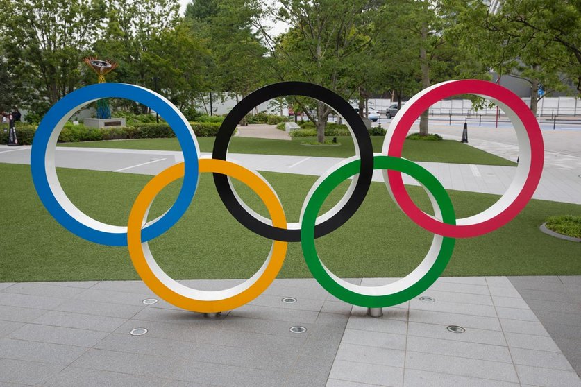 Japan, Tokyo: Olympic Rings in front of Japan Olympic Museum. the Olympic Games Tokyo 2020 were postponed for the first time in history and the Opening Ceremony will now be held on 23rd July 2021 instead of 24 July 2020. Photo: Stanislav Kogiku/dpa.