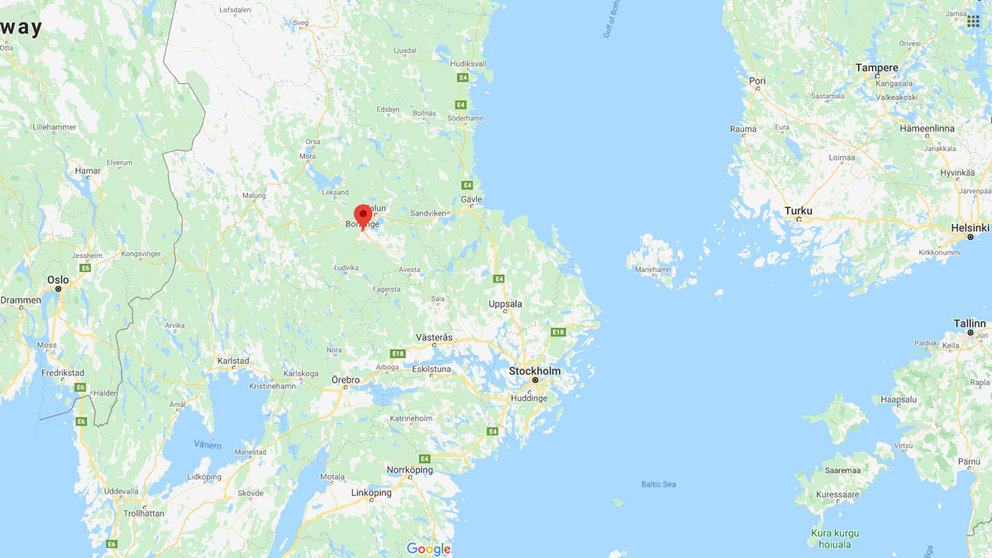 Borlange-Sweden-by-Google-maps