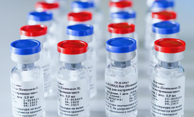 HANDOUT - 13 August 2020, Russia, Moscow: An undated picture made available on 13 August 2020 shows vials of the world&#39;s first COVID-19 vaccine, Sputnik V, developed by the Gamaleya Institute in Moscow. The Russian Direct Investment Fund (RDIF) has financed the Gamaleya Institute in Moscow to develop the world&#39;s first COVID-19 vaccine, Sputnik V. Photo: -/Russian Direct Investment Fund via YNA/dpa.