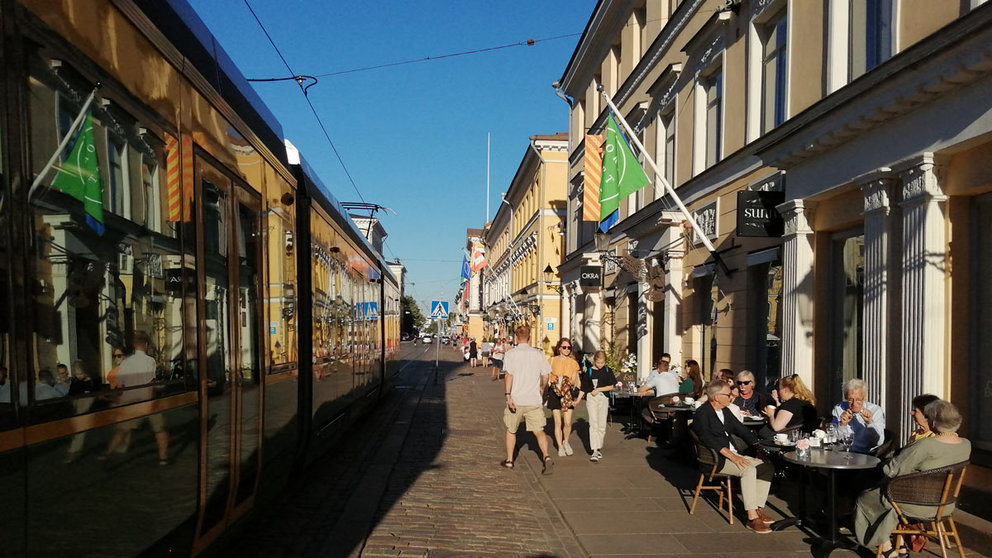 Terraces in Helsinki. Photo: Foreigner.fi.
