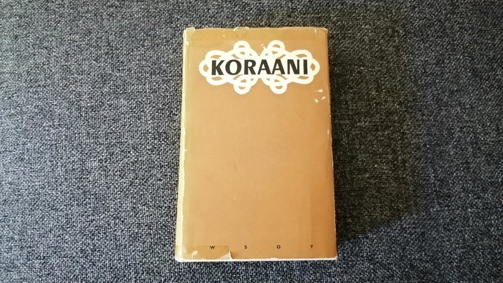 A copy of the Koran, in Finnish. Photo: Foreigner.fi.