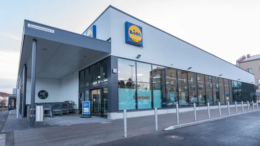 Lidl store in the Alppikylä neighborhood (Helsinki). Photo: Lidl.