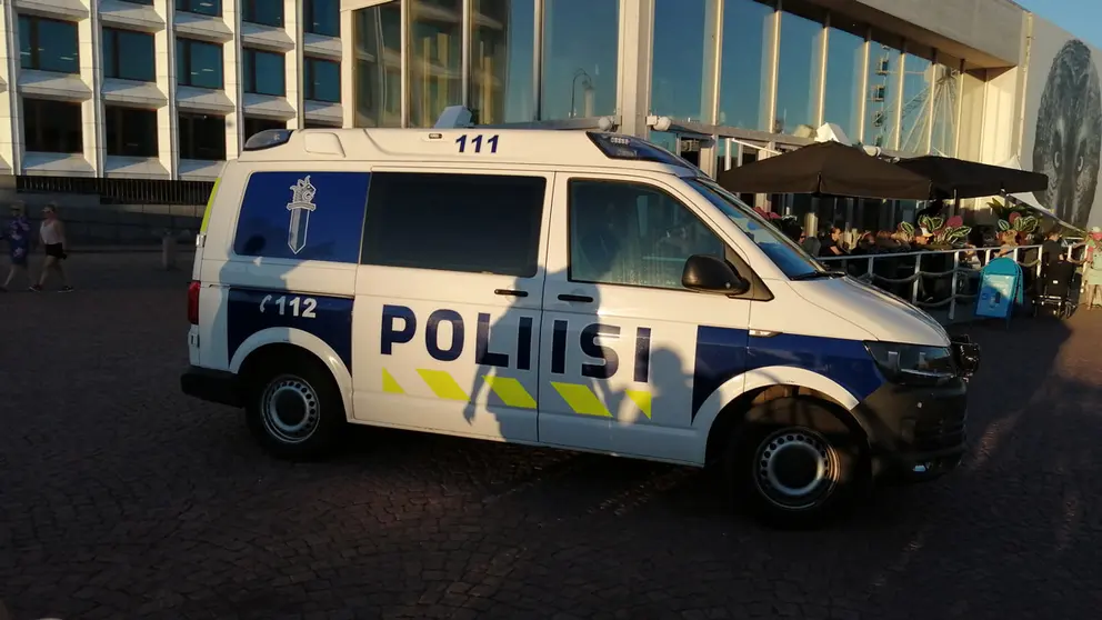 File photo of a Police van in Helsinki. Photo: Foreigner.fi.