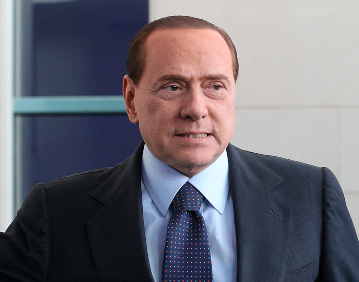 FILED - 12 January 2011, Berlin: Silvio Berlusconi, then Italian prime minister, is pictured during a visit to the Federal Chancellery in Berlin. Berlusconi has tested positive for the novel coronavirus, his Forza Italia party said on Wednesday. Photo: picture alliance / dpa.