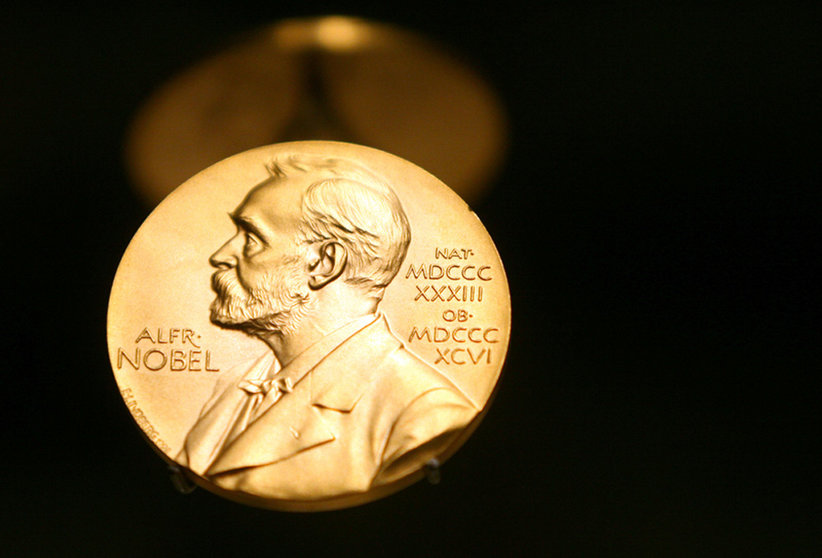 A medal with the portrait of Alfred Nobel can be seen in the Nobel Museum in this file photo from December 12, 2007. US poet Louise Gluck was awarded the 2020 Nobel Prize in Literature &#34;for her unmistakable poetic voice,&#34; the Swedish Academy said on Thursday. Photo: Kay Nietfeld/dpa.