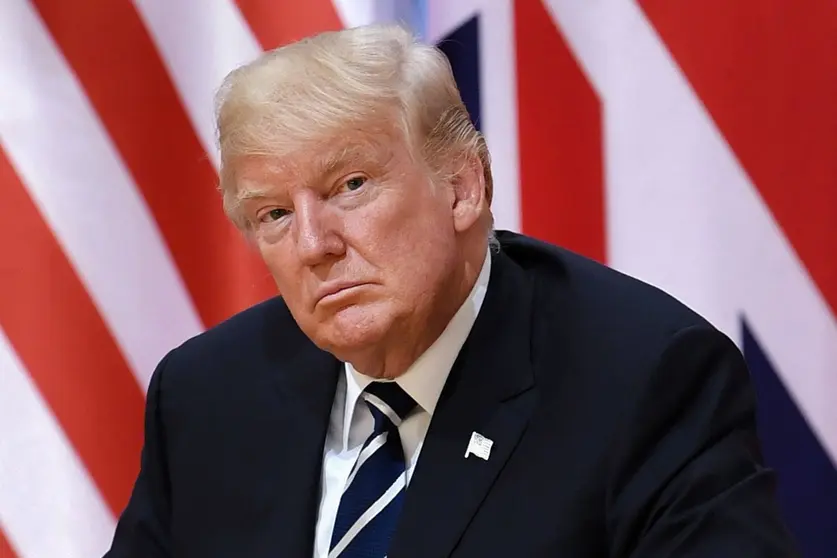 FILED - 07 July 2017, Hamburg: US President Donald Trump attends a meeting on the sidelines of the G20 summit. Trump and his wife, First Lady Melania, have tested positive for the coronavirus and will quarantine, he wrote on Twitter early on Friday. Photo: Bernd von Jutrczenka/dpa.