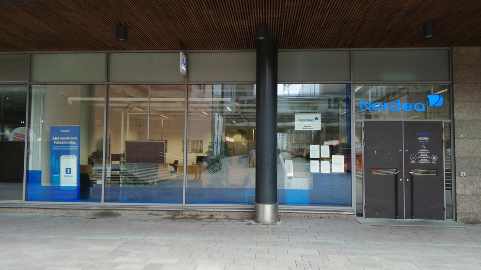 Nordea bank office in Espoo. Photo: Foreigner.fi.