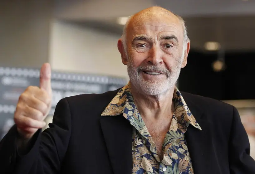 FILED - 20 June 2010, Scotland, Edinburgh: Scottish actor Sean Connery poses for a picture ahead of a screening of his old 1975 classic movie &#34;The Man Who Would be King&#34;, part of the Edinburgh International Film Festival, showing at the Theatre in Edinburgh. The actor considered to be the definitive James Bond by many, has died at age 90, British broadcaster BBC reported. Photo: Danny Lawson/dpa.