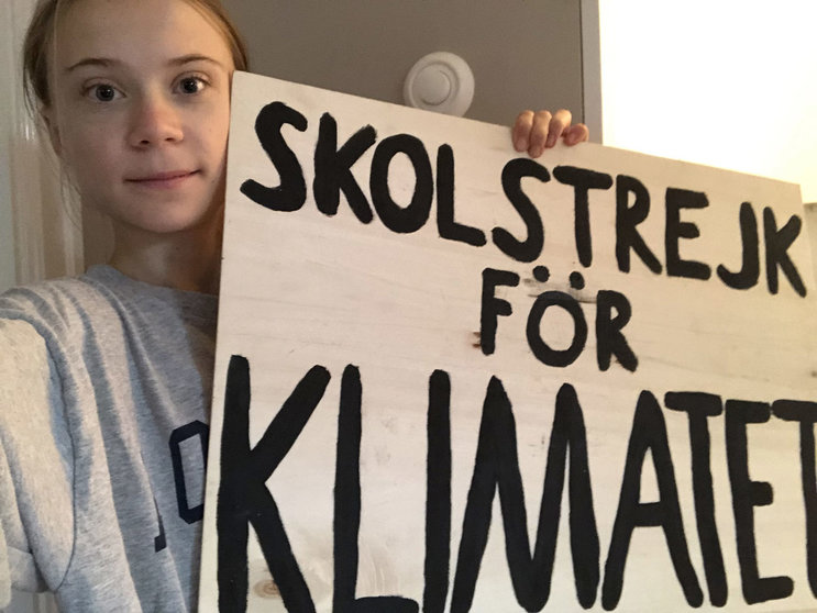 Swedish climate activist Greta-Thunberg. Photo: Twitter/@GretaThunberg.