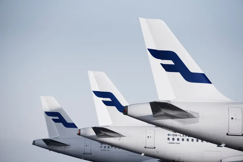 Finnair aircraft on the ground. Photo: Mikko Pylkkö/Finnair.