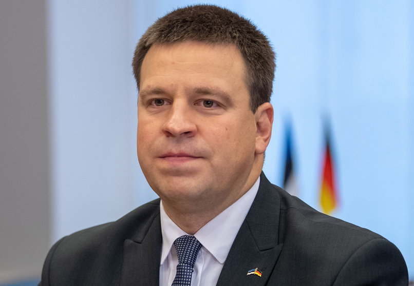 FILED - 11 October 2019, Estonia, Tallinn: Juri Ratas, Prime Minister of Estonia, takes part in a meeting with the German Defence Minister. Ratas stepped down on Wednesday from his post in connection with corruption allegations against his Centre Party. Photo: Monika Skolimowska/dpa-Zentralbild/dpa