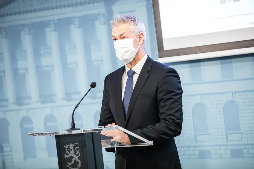 THL's Head of Infectious Diseases Control and Vaccines Unit, Taneli-Puumalainen. Photo: Laura Kotila/vnk.