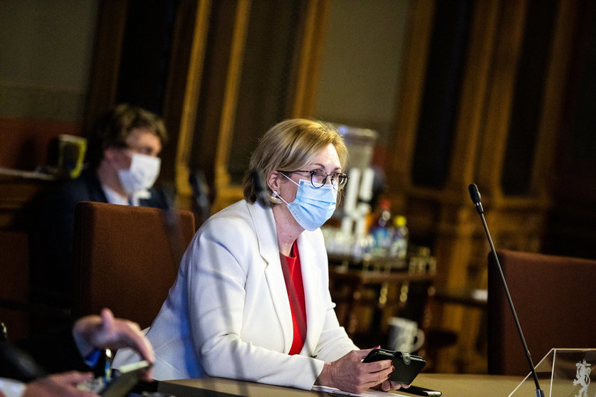 Minister of Employment Tuula Haatainen. Photo: Laura Kotila/Vnk.