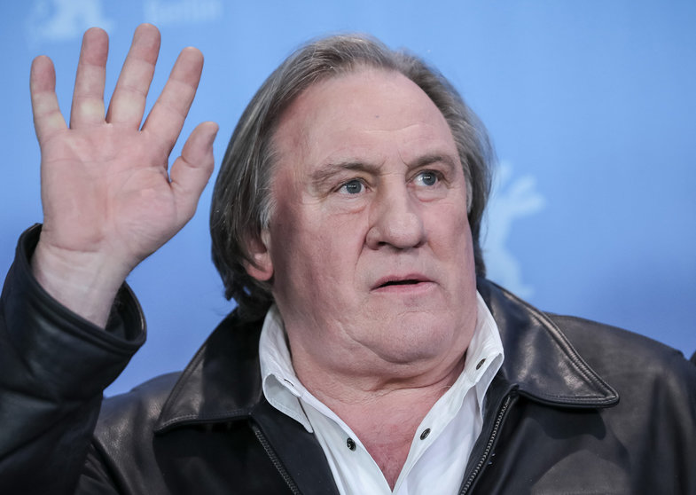 FILED - 19 February 2016, Berlin: French actor Gerard Depardieu at a photo shoot for the film "Saint Amour" during the 66th Berlin International Film Festival. Depardieu, 72, is under investigation in France on allegations of rape and sexual assault, judicial sources told dpa on Tuesday evening. Photo: Michael Kappeler/dpa