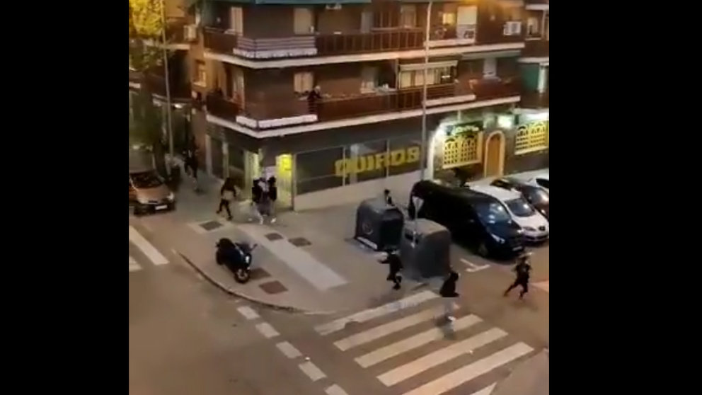 Image: screenshot of the video posted by the Police union JUPOL.