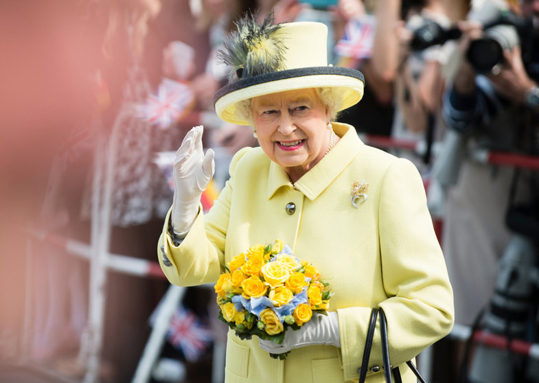 FILED - Queen Elizabeth II in Berlin, Germany, on June 26, 2015. Photo: Gregor Fischer/dpa