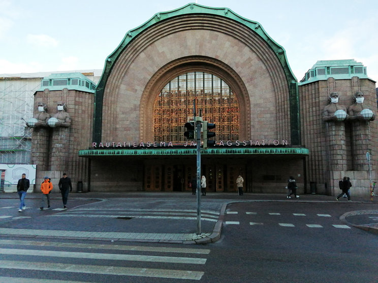 Helsinki central railway station. Photo: Foreigner.fi.