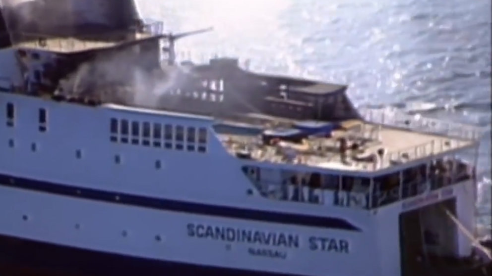 The ferry Scandinavian Star. Image: YouTube screenshot.