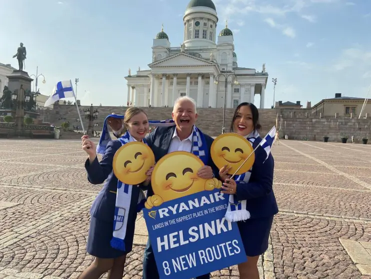 Ryanair returns to Helsinki. Photo: Ryanair.