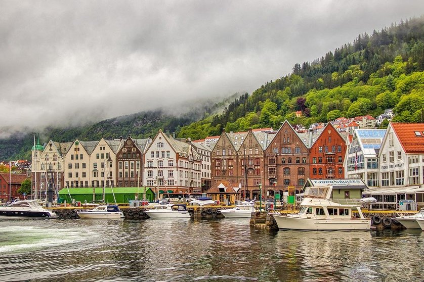 A view of the city of Bergen, in the Norwegian coast. Photo: Pixabay.