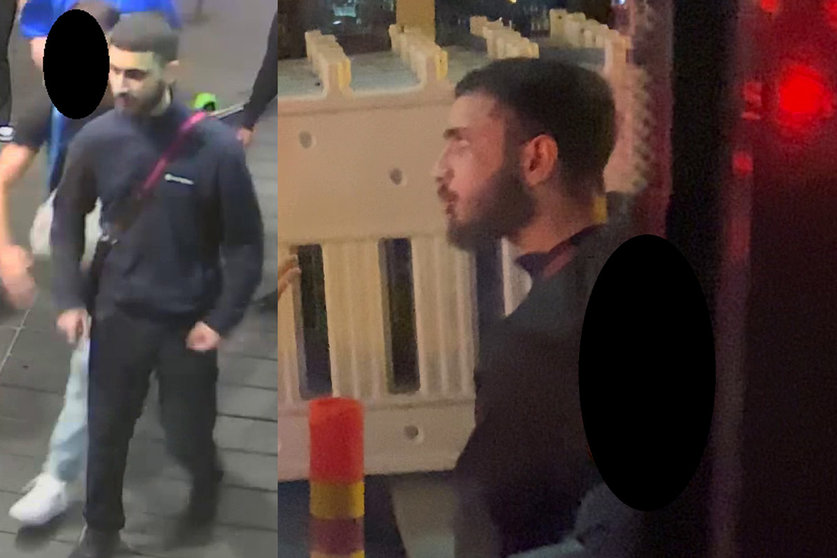 Images of the suspect released by the police. Images: Helsinki Police Department.