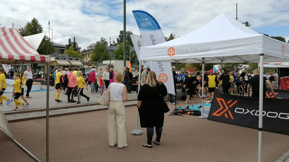 A recreational-sporting event held on Saturday 31 July, in the midst of the epidemic, in Lappeenranta Bay. Photo: Foreigner.fi.