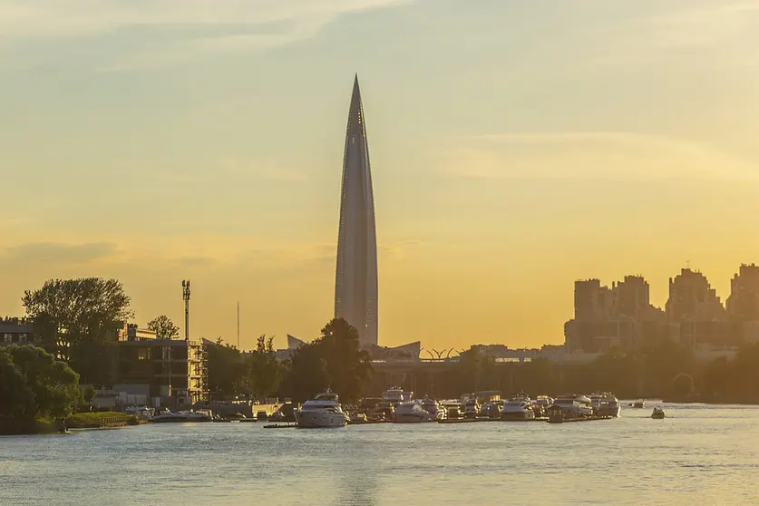 The Lakhta center, also known as Gazprom Tower, in St Petersburg. Photo: Pixabay.