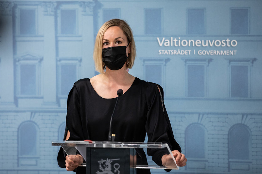 Minister of Social Affairs and Health, Hanna Sarkkinen. Photo: Foreigner.fi.