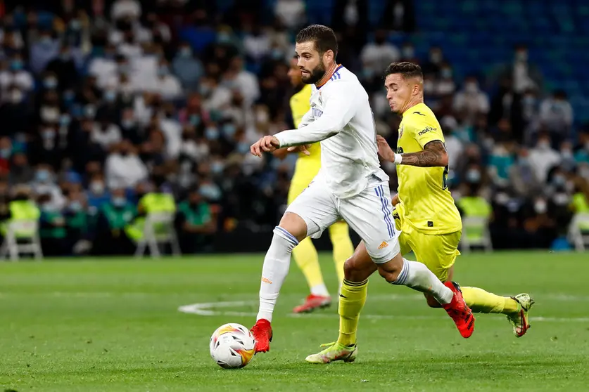 25 September 2021, Spain, Madrid: Real Madrid's Nacho Fernandez in action during the Spanish La Liga soccer match between Real Madrid and Villarreal CF at Santiago Bernabeu Stadium. Photo: Apo Caballero/DAX via ZUMA Press Wire/dpa